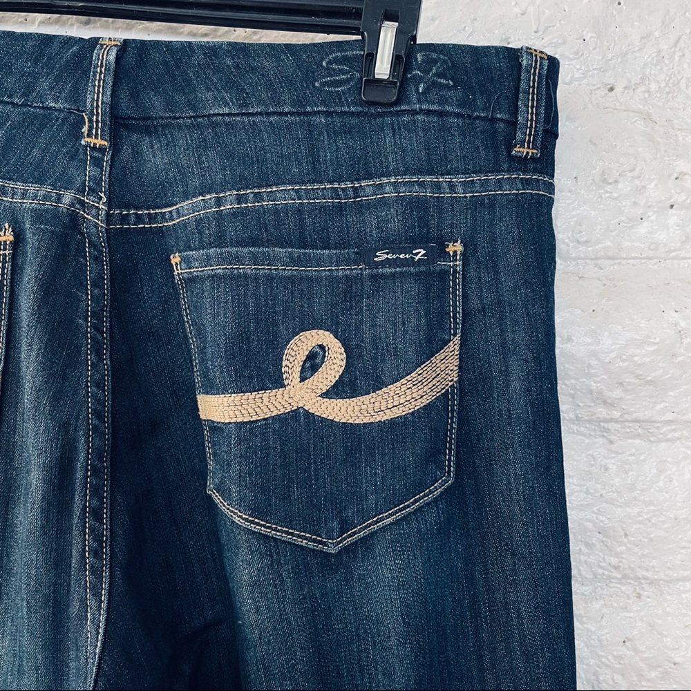 SEVEN 7 JEAN DENIM SIZE 16 boot cut - Picture 8 of 11